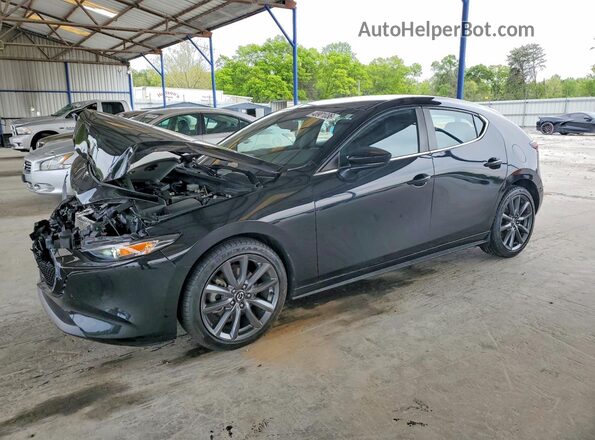 JM1BPBMMXK1126294 2019 MAZDA 3 Black წინა მარცხენა ხედი სამი მეოთხედიდან