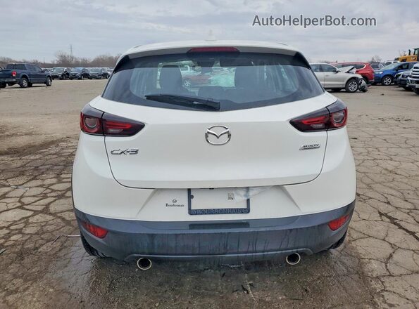 JM1DKDB71K0404540 2019 MAZDA CX-3 White Rear view