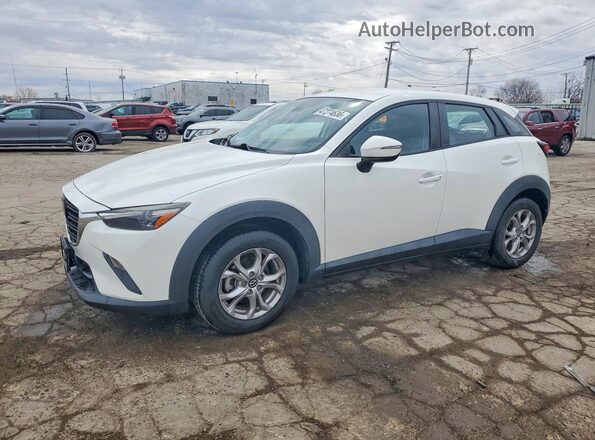 JM1DKDB71K0404540 2019 MAZDA CX-3 White Front left