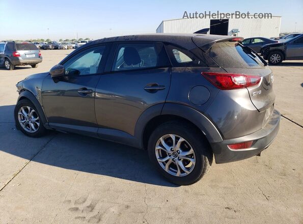 JM1DKDB72J0313534 2018 MAZDA CX-3 Серый Задняя левая четверть