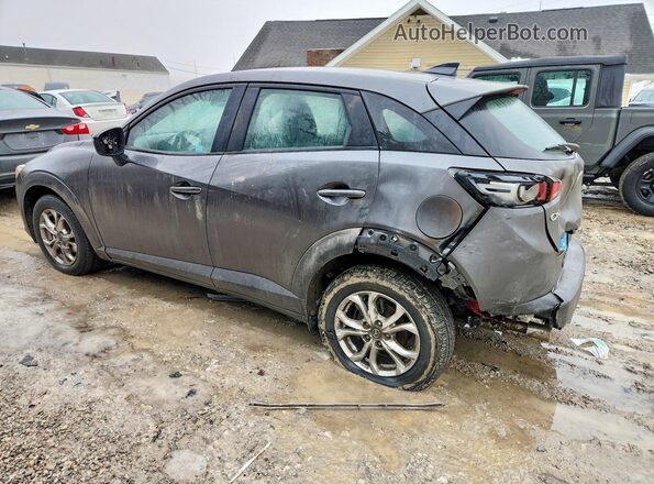 JM1DKDB76M1504355 2021 MAZDA CX-3 Серый Задняя левая четверть