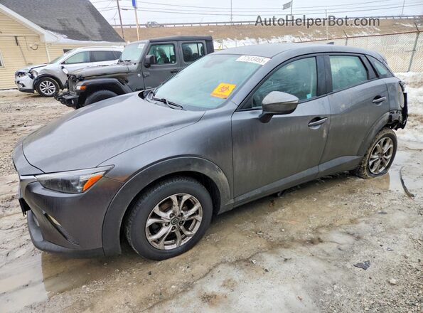 JM1DKDB76M1504355 2021 MAZDA CX-3 Серый Передняя левая четверть