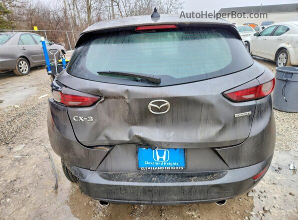 JM1DKDB76M1504355 2021 MAZDA CX-3 Серый Вид сзади