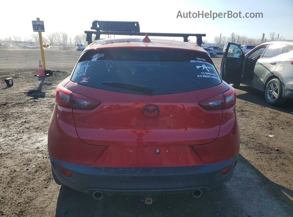 JM1DKDB79J0326751 2018 MAZDA CX-3 Красный Вид сзади