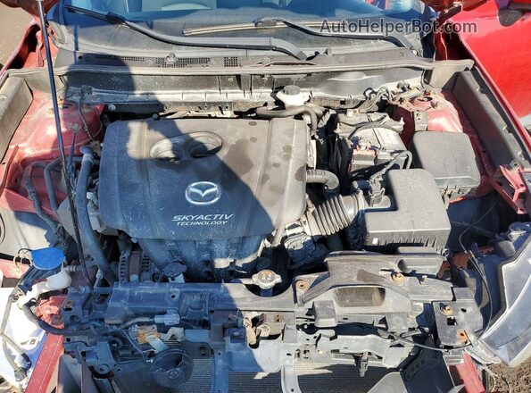 JM1DKDB79J0326751 2018 MAZDA CX-3 Красный Вид задней части салона