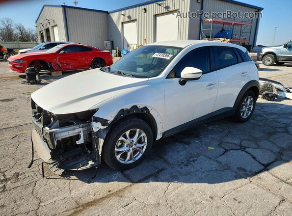 JM1DKFB79M1500151 2021 MAZDA CX-3 Белый Передняя левая четверть