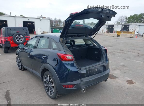JM1DKFC75K0404342 2019 MAZDA CX-3 Navy Задняя левая четверть