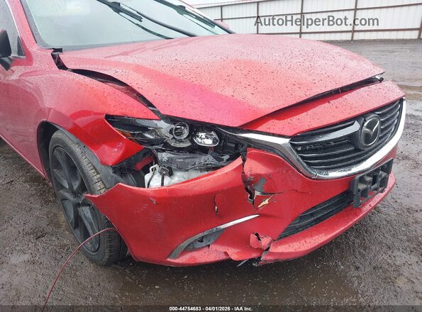 JM1GJ1W50G1401931 2016 MAZDA 6 Красный Вид щитка приборов