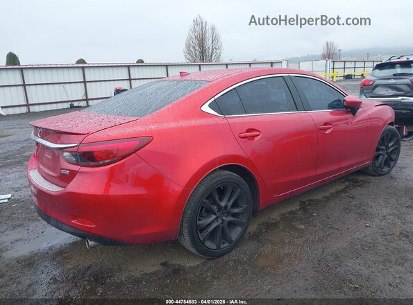 JM1GJ1W50G1401931 2016 MAZDA 6 Красный Задняя правая четверть
