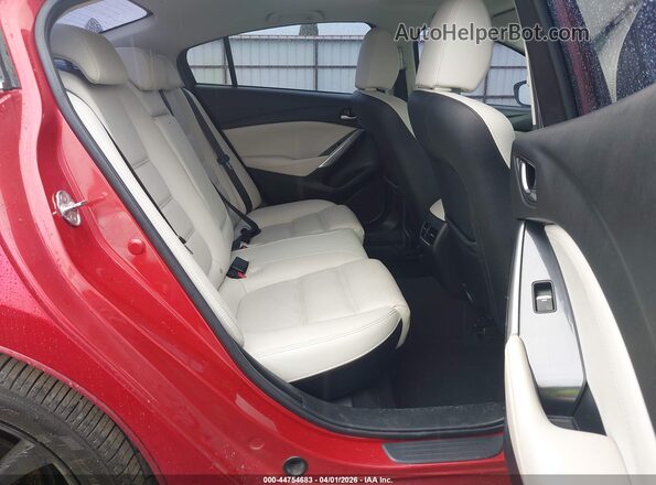 JM1GJ1W50G1401931 2016 MAZDA 6 Красный Вид наклейки с VIN-кодом