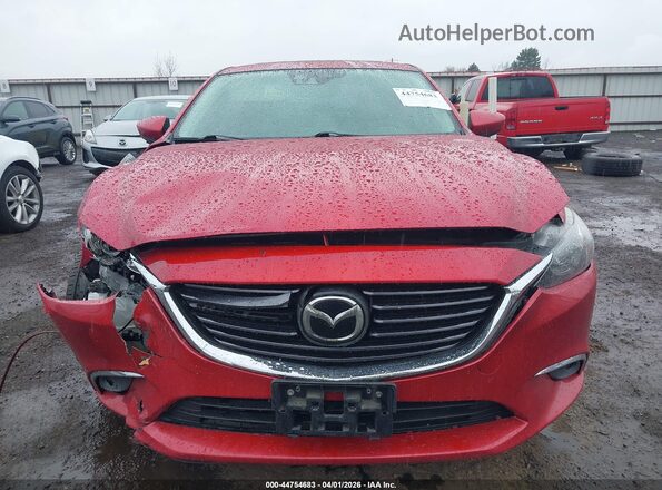 JM1GJ1W50G1401931 2016 MAZDA 6 Красный Вид задней части салона