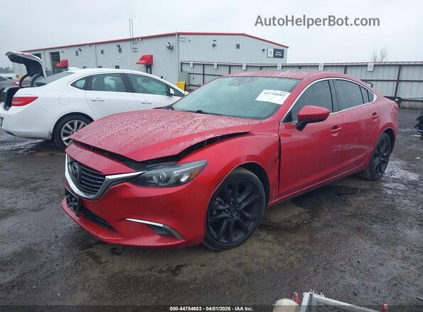 JM1GJ1W50G1401931 2016 MAZDA 6 Красный Передняя левая четверть