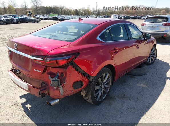 JM1GL1TY7K1508699 2019 MAZDA 6 Красный Задняя правая четверть