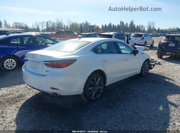 JM1GL1TY8J1301088 2018 MAZDA 6 White Задня права чверть