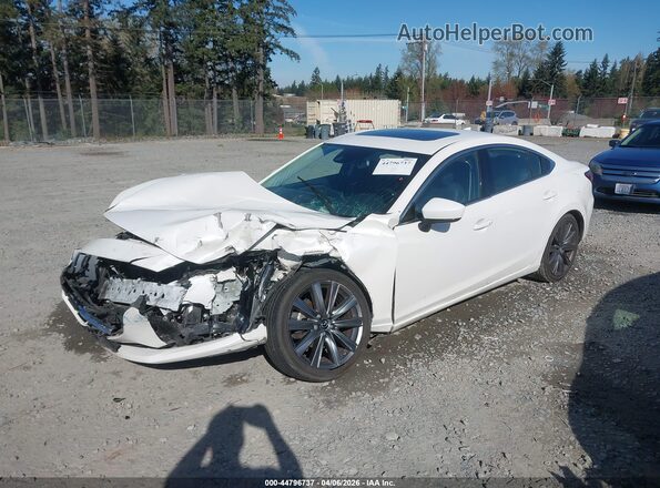 JM1GL1TY8J1301088 2018 MAZDA 6 White Передня ліва чверть