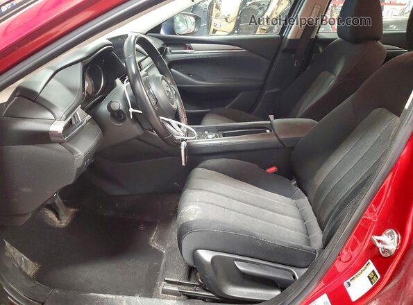 JM1GL1UM5M1608587 2021 MAZDA 6 Red Vista interior delantera