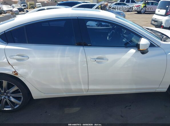 JM1GL1VM0L1512959 2020 MAZDA 6 White Widok wnętrza z tyłu