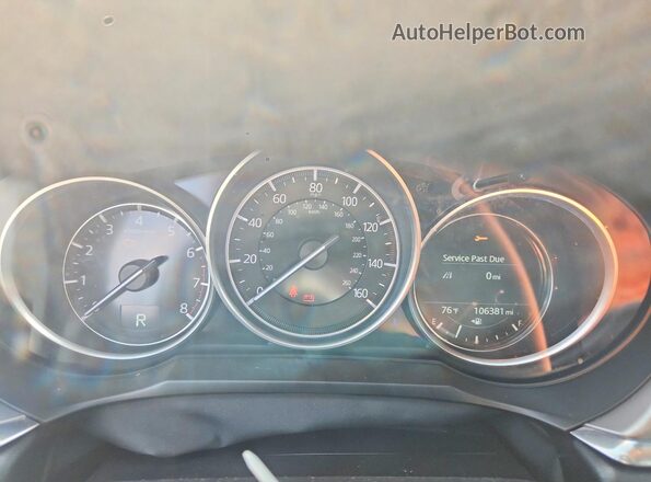 JM1GL1VM1J1307731 2018 MAZDA 6 Синий Вид щитка приборов