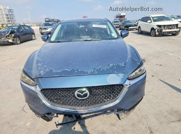 JM1GL1VM1J1307731 2018 MAZDA 6 Синий Вид спереди
