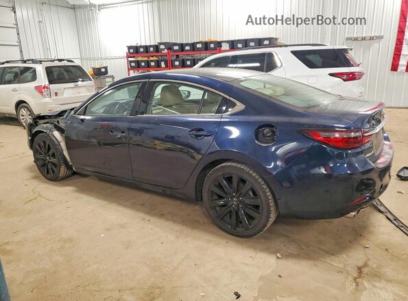 JM1GL1VM3J1308007 2018 MAZDA 6 Синий Задняя левая четверть