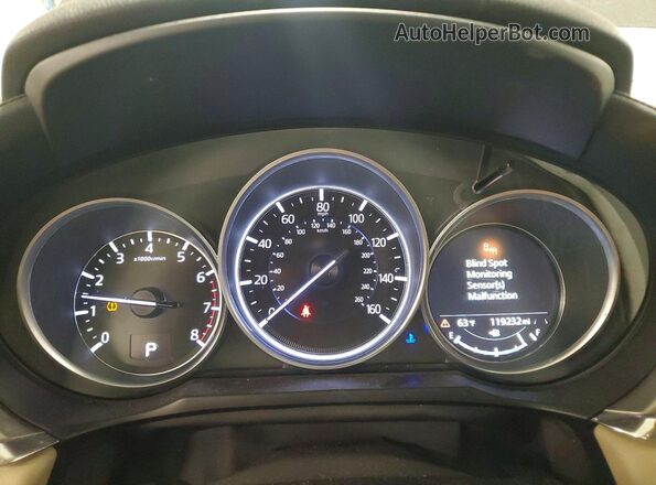 JM1GL1VM3J1308007 2018 MAZDA 6 Синий Вид щитка приборов
