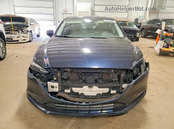 JM1GL1VM3J1308007 2018 MAZDA 6 Синий Вид спереди