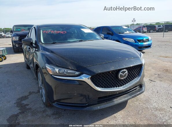 JM1GL1VM4L1514634 2020 MAZDA 6 Черный Передняя правая четверть