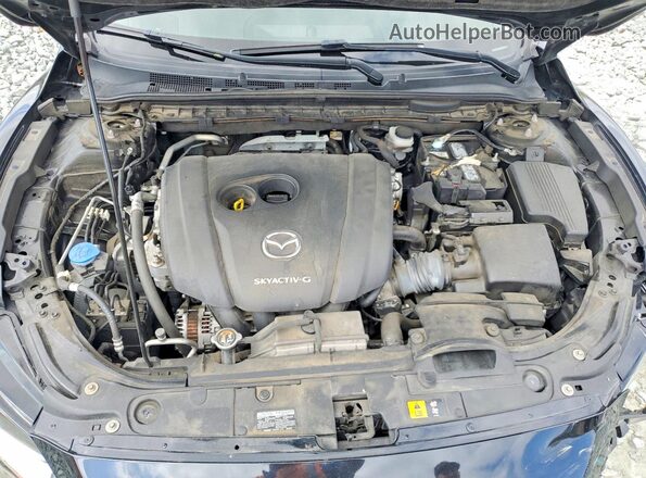 JM1GL1VM4L1520370 2020 MAZDA 6 Черный Вид задней части салона