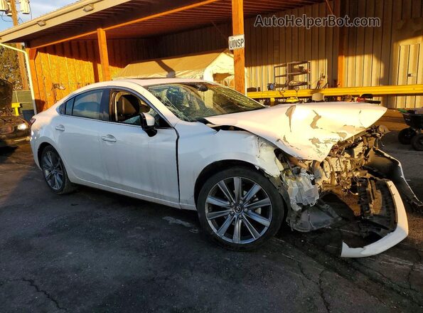 JM1GL1VM5M1603548 2021 MAZDA 6 White წინა მარჯვენა