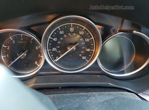 JM1GL1VM5M1603548 2021 MAZDA 6 White ხელსაწყოთა პანელის ხედი