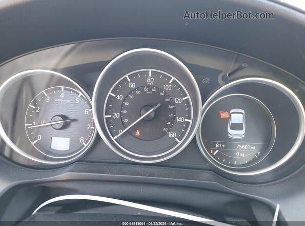 JM1GL1W54H1152819 2017 MAZDA 6 Белый Вид задних сидений