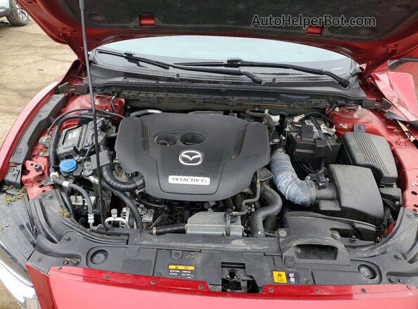 JM1GL1XY5M1601119 2021 MAZDA 6 Red Rear interior view