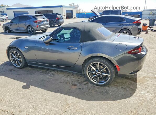 JM1NDAD77M0454808 2021 MAZDA MX-5 Серый Задняя левая четверть