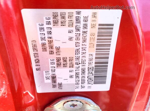 JM1NDAM71L0410060 2020 MAZDA MX-5 Red Widok komory silnika