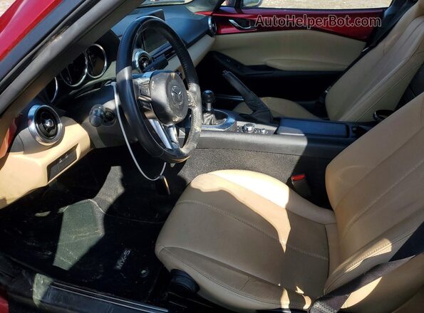 JM1NDAM71L0410060 2020 MAZDA MX-5 Red Widok wnętrza z przodu