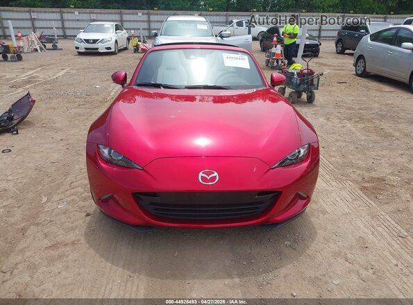 JM1NDAM77M0457658 2021 MAZDA MX-5 MIATA RF Maroon Вид задньої частини салону