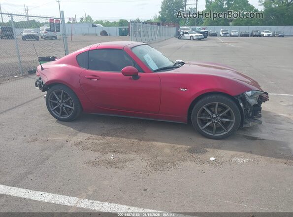 JM1NDAM78J0205235 2018 MAZDA MX-5 MIATA RF Red Widok wnętrza z tyłu