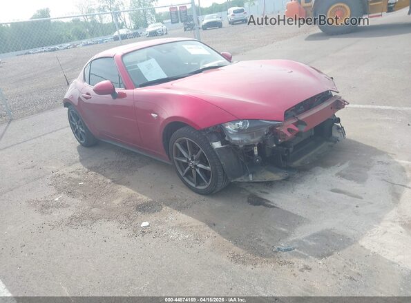 JM1NDAM78J0205235 2018 MAZDA MX-5 MIATA RF Red Przód prawy