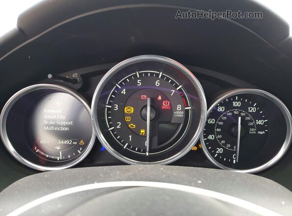 JM1NDAM78P0556624 2023 MAZDA MX-5 Черный Вид щитка приборов