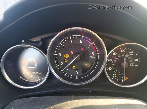 JM1NDAM7XJ0201395 2018 MAZDA MX-5 Синий Вид щитка приборов