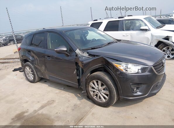 JM3KE2CYXG0861386 2016 MAZDA CX-5 Gray Widok wnętrza z tyłu