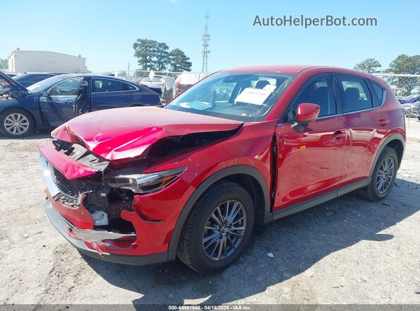 JM3KFABM0M1300514 2021 MAZDA CX-5 Красный Передняя левая четверть