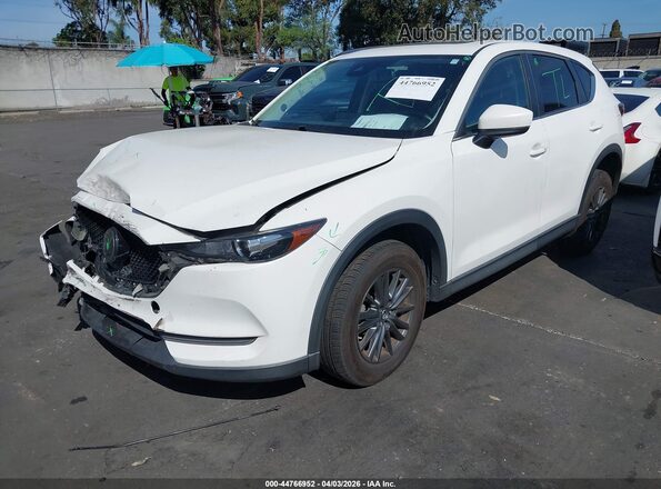 JM3KFACM1K0678150 2019 MAZDA CX-5 Белый Передняя левая четверть