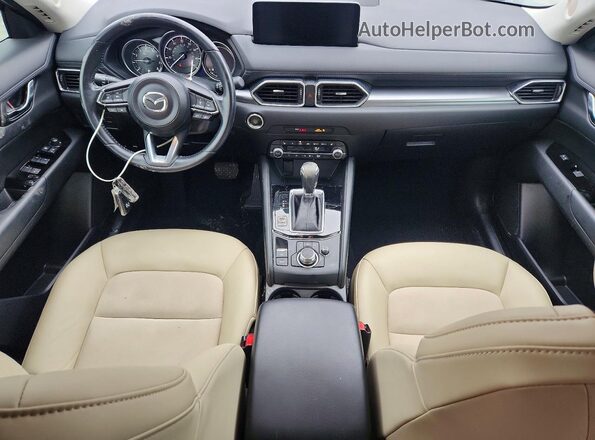 JM3KFACMXM0361132 2021 MAZDA CX-5 Black წინა პანელის ხედი