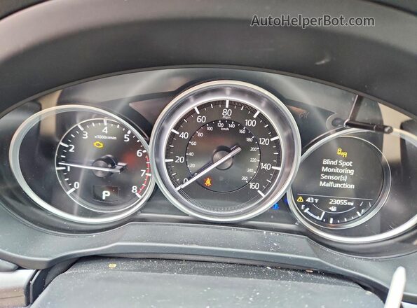 JM3KFACMXM0361132 2021 MAZDA CX-5 Black ხელსაწყოთა პანელის ხედი