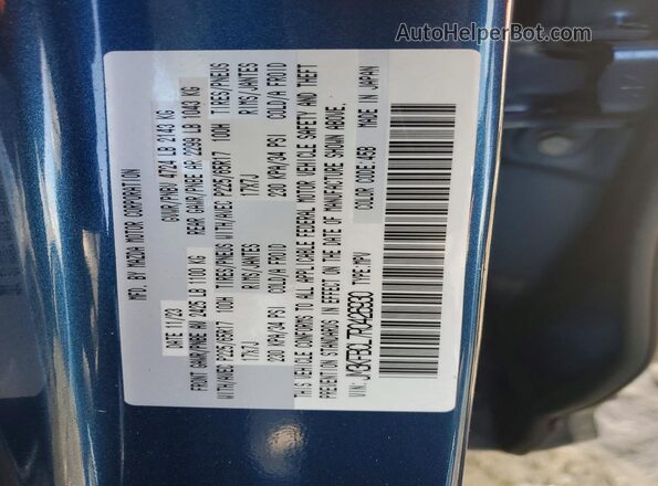 JM3KFBCL7R0426930 2024 MAZDA CX-5 Синий Вид наклейки с VIN-кодом