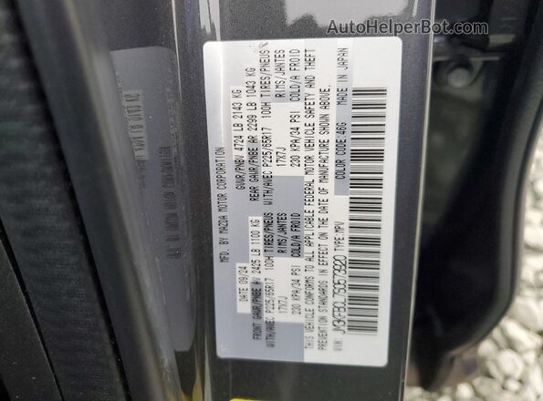 JM3KFBCL7S0573920 2025 MAZDA CX-5 Угольный Вид наклейки с VIN-кодом