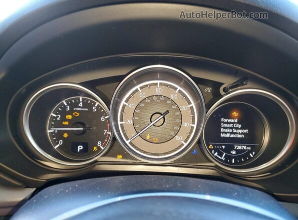 JM3KFBCM3J0409667 2018 MAZDA CX-5 Black Widok zestawu wskaźników