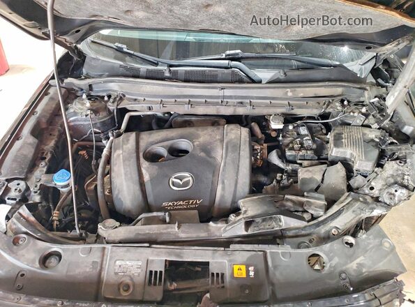 JM3KFBCM3K0520740 2019 MAZDA CX-5 Black ძრავის განყოფილების ხედი
