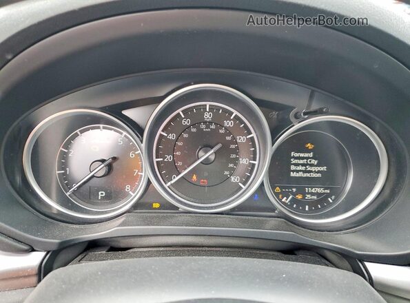 JM3KFBCMXK0563293 2019 MAZDA CX-5 Red Widok zestawu wskaźników